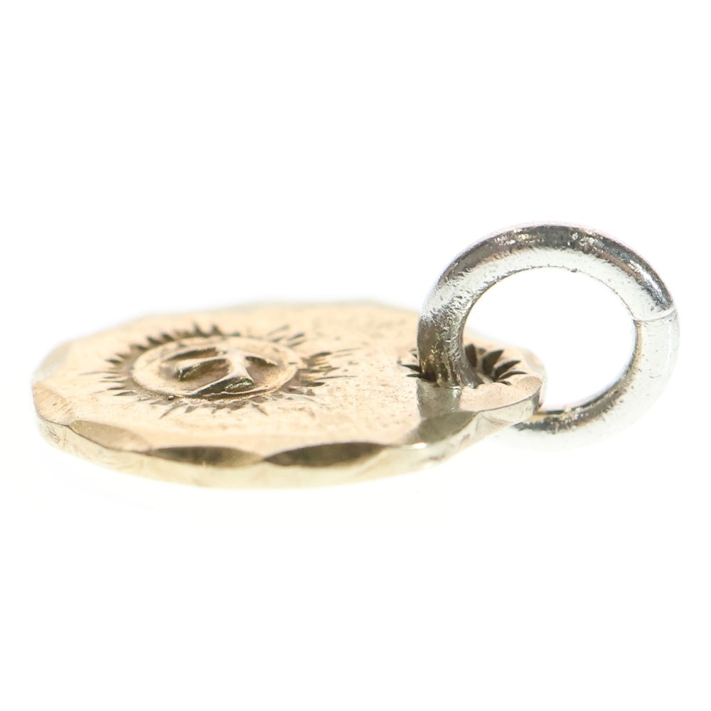 goro's(ゴローズ) 【現行】全金in太陽メタル大 ペンダントトップ ゴールド