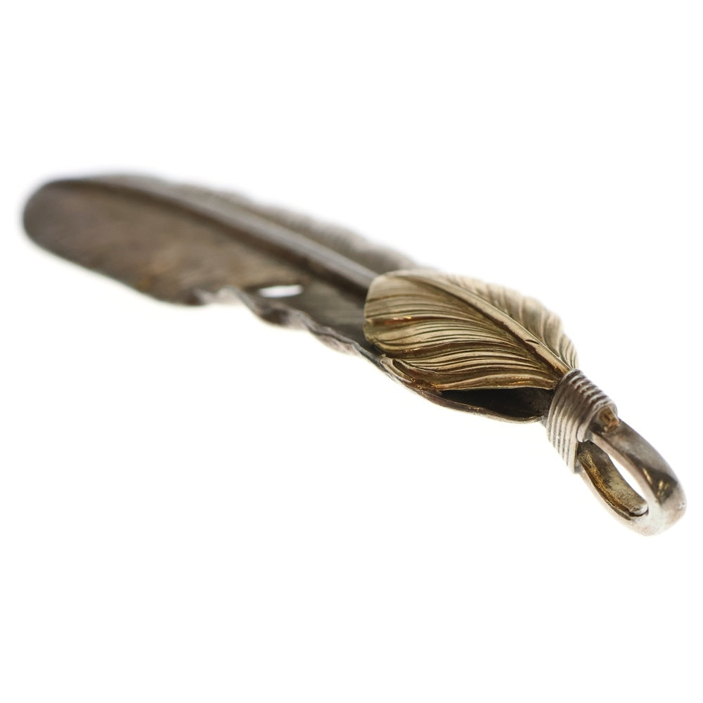 goro's(ゴローズ) 【現行】上金特大フェザー 左向き ネックレストップ