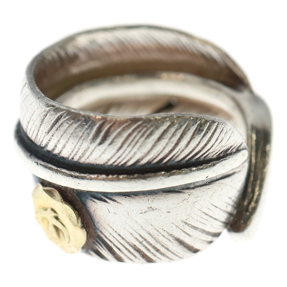 goro's(ゴローズ) 【現行】メタル付きフェザーリング シルバー/ゴールド