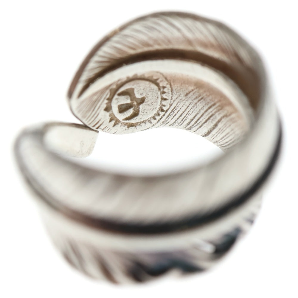 goro's(ゴローズ) 【現行】メタル付きフェザーリング シルバー/ゴールド