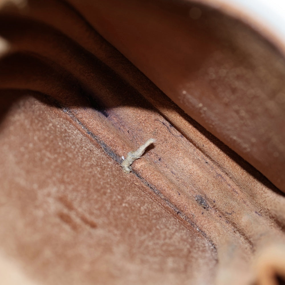 goro's(ゴローズ) 金縄ターコイズ付きフラワーコンチョカスタム サドルレザー ウエストバッグ ブラウン