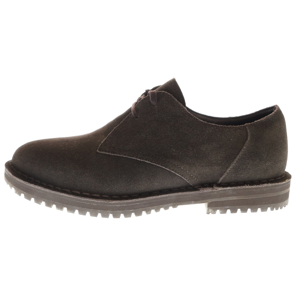 NO BRAND(ノーブランド) BbbLllAaaHhh(ブラブラブラ）PLAIN TOE SHOES プレーントゥ スウェードシューズ ブラウン US9.5/27.5cm OGNB-001ev