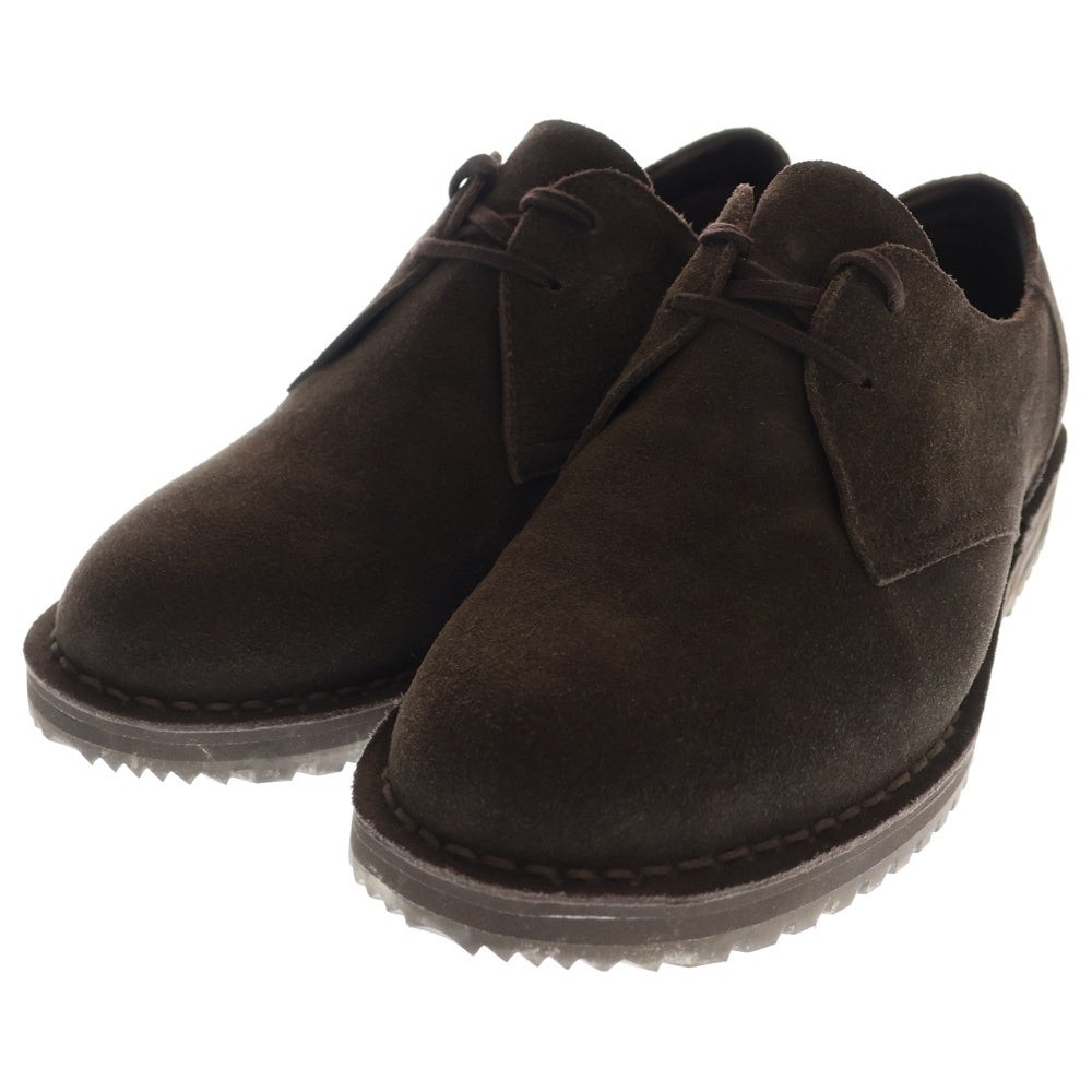 NO BRAND(ノーブランド) BbbLllAaaHhh(ブラブラブラ）PLAIN TOE SHOES プレーントゥ スウェードシューズ ブラウン US9.5/27.5cm OGNB-001ev