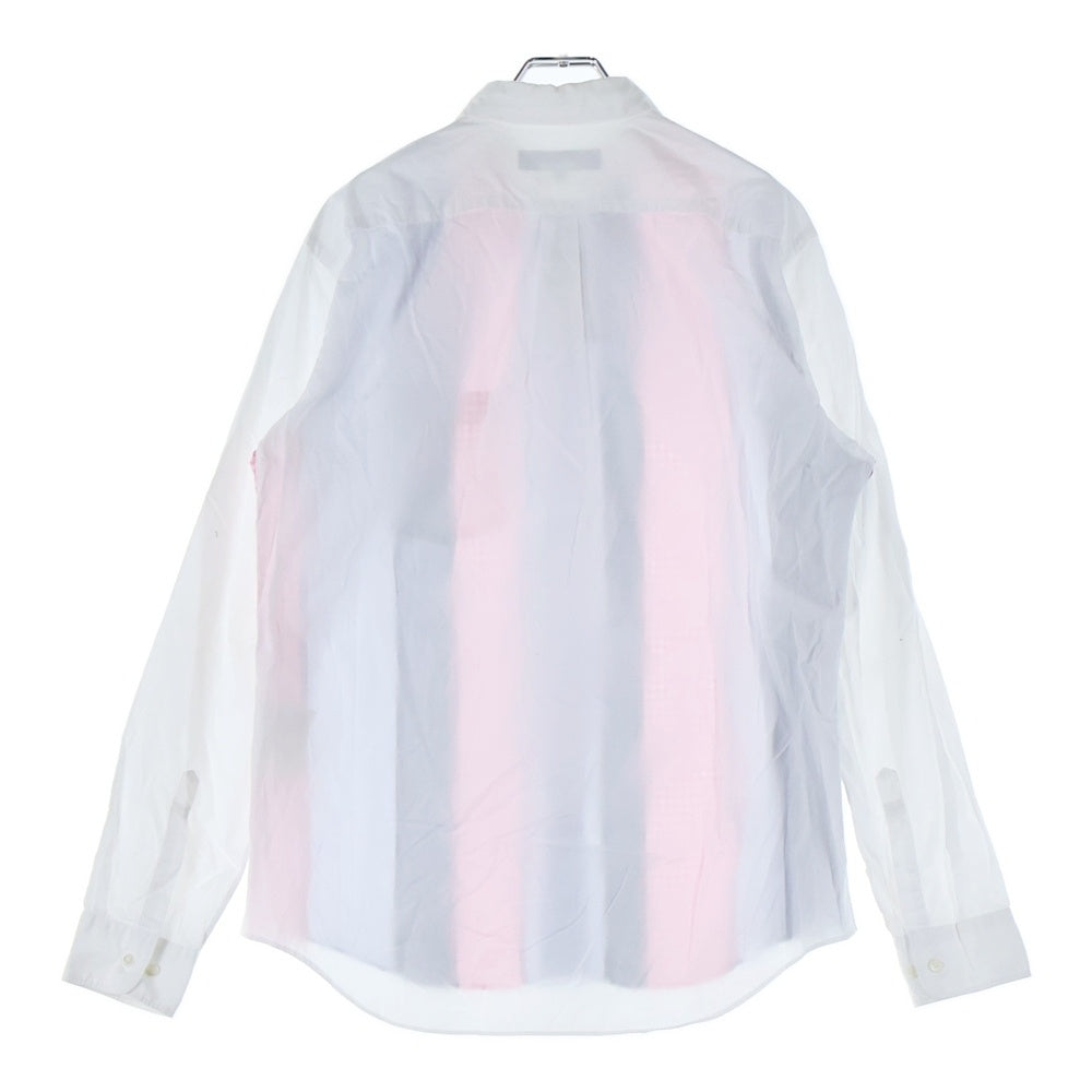 COMME des GARCONS HOMME DEUX(コムデギャルソン オムドゥ) 12SS AD2011 パッチワーク 長袖 シャツ マルチ DI‐B038