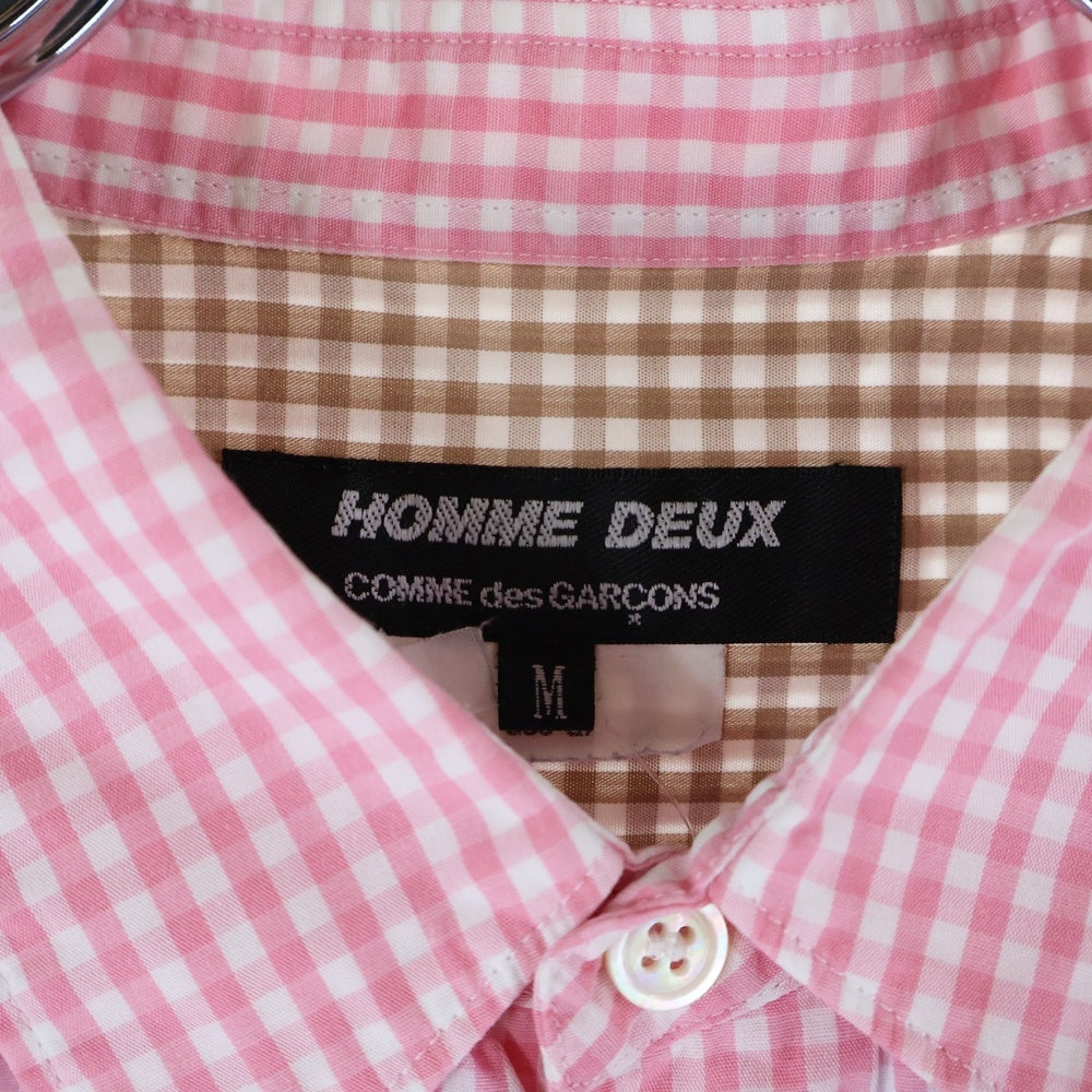COMME des GARCONS HOMME DEUX(コムデギャルソン オムドゥ) 13SS AD2012 半袖 シャツ マルチ DK‐B059
