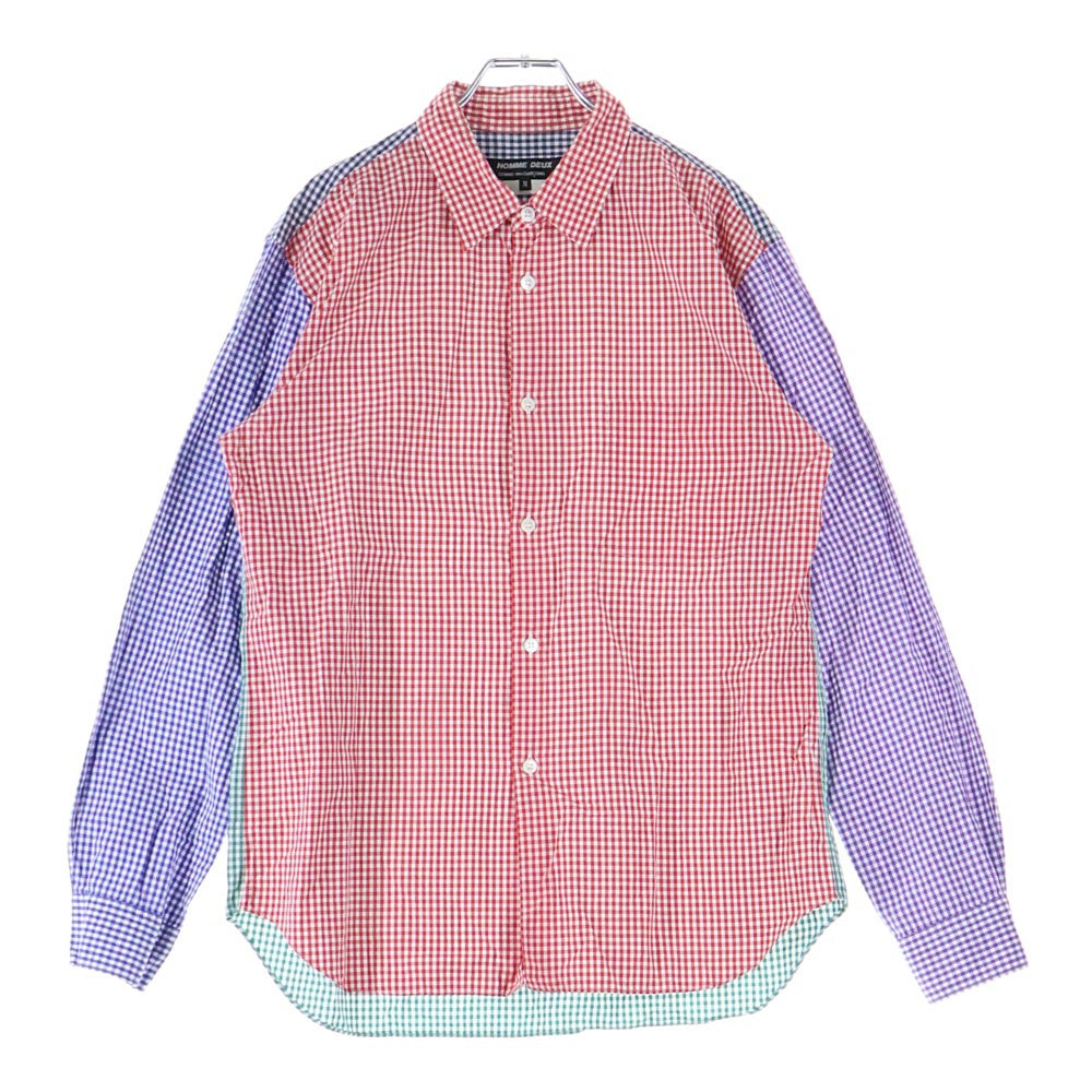 COMME des GARCONS HOMME DEUX(コムデギャルソン オムドゥ) 13SS AD2012 長袖 シャツ マルチ DK‐B057