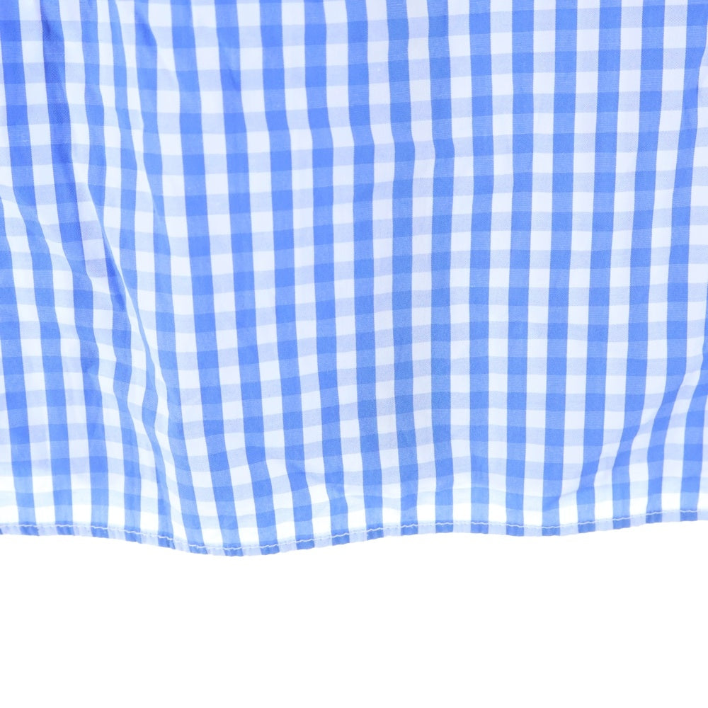 COMME des GARCONS HOMME(コムデギャルソンオム) 12AW AD2012 チェック ボタンダウン 長袖 シャツ ブルー HJ‐B028