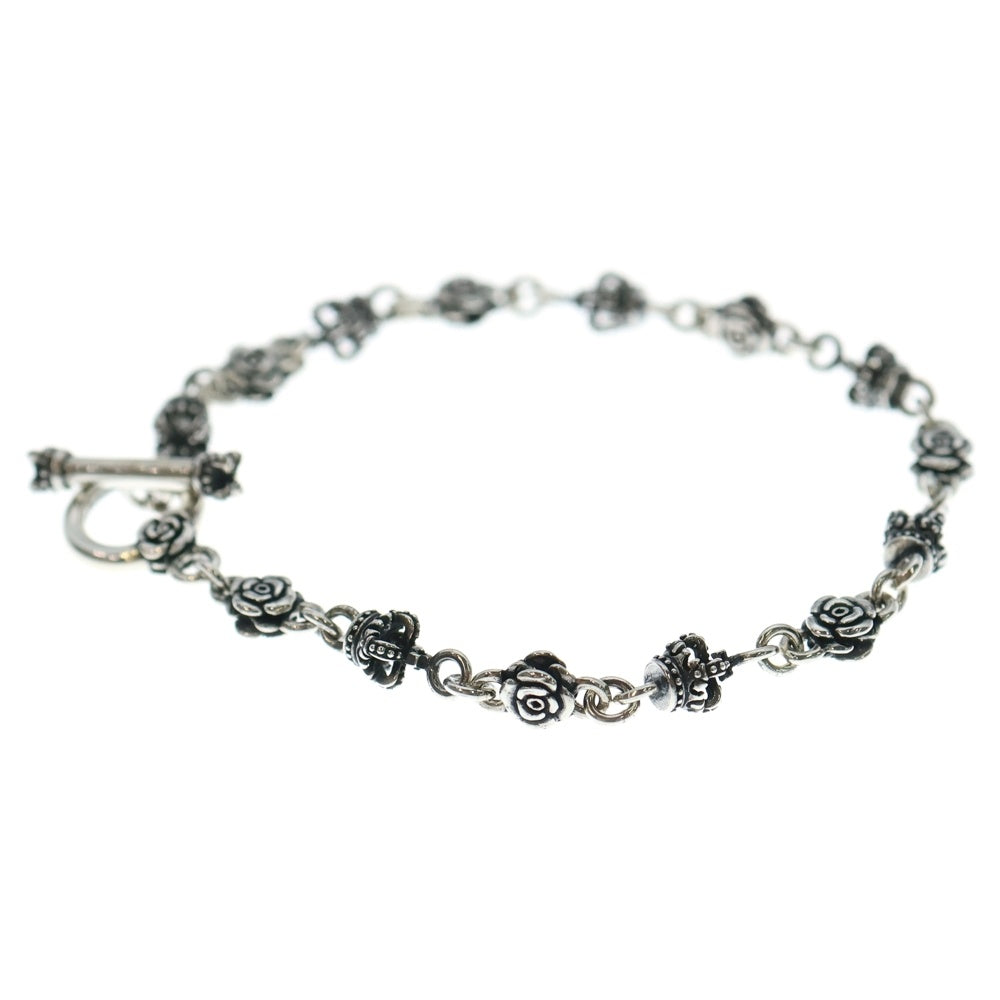 Justin Davis(ジャスティンデイヴィス) クラウン ローズ ブレスレット シルバー