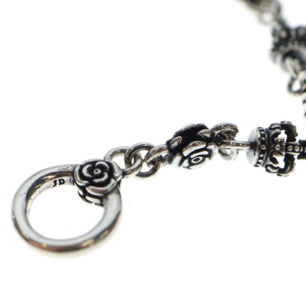 Justin Davis(ジャスティンデイヴィス) クラウン ローズ ブレスレット シルバー