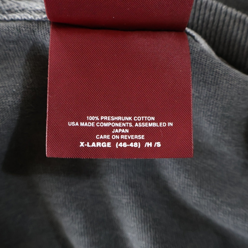 Hideandseek(ハイドアンドシーク) ジーザス キリスト アーム ロゴ リント 長袖 カットソー Tシャツ グレー