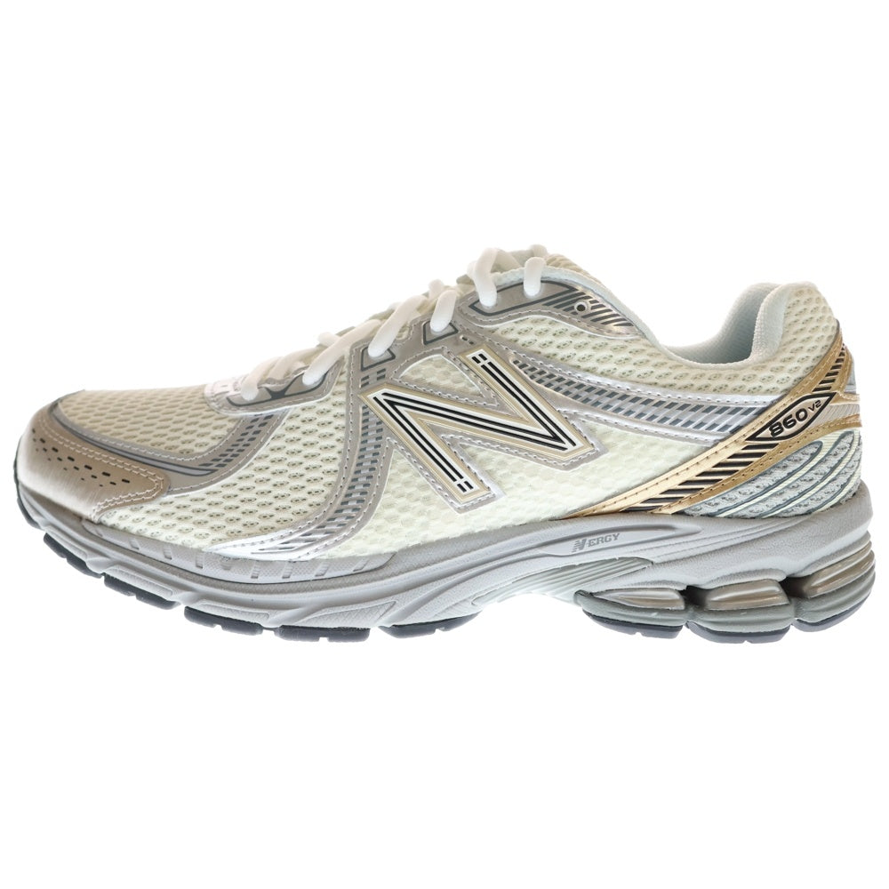 New Balance(ニューバランス) ML860SSG2 メッシュ ローカットスニーカー ホワイト US10/28cm