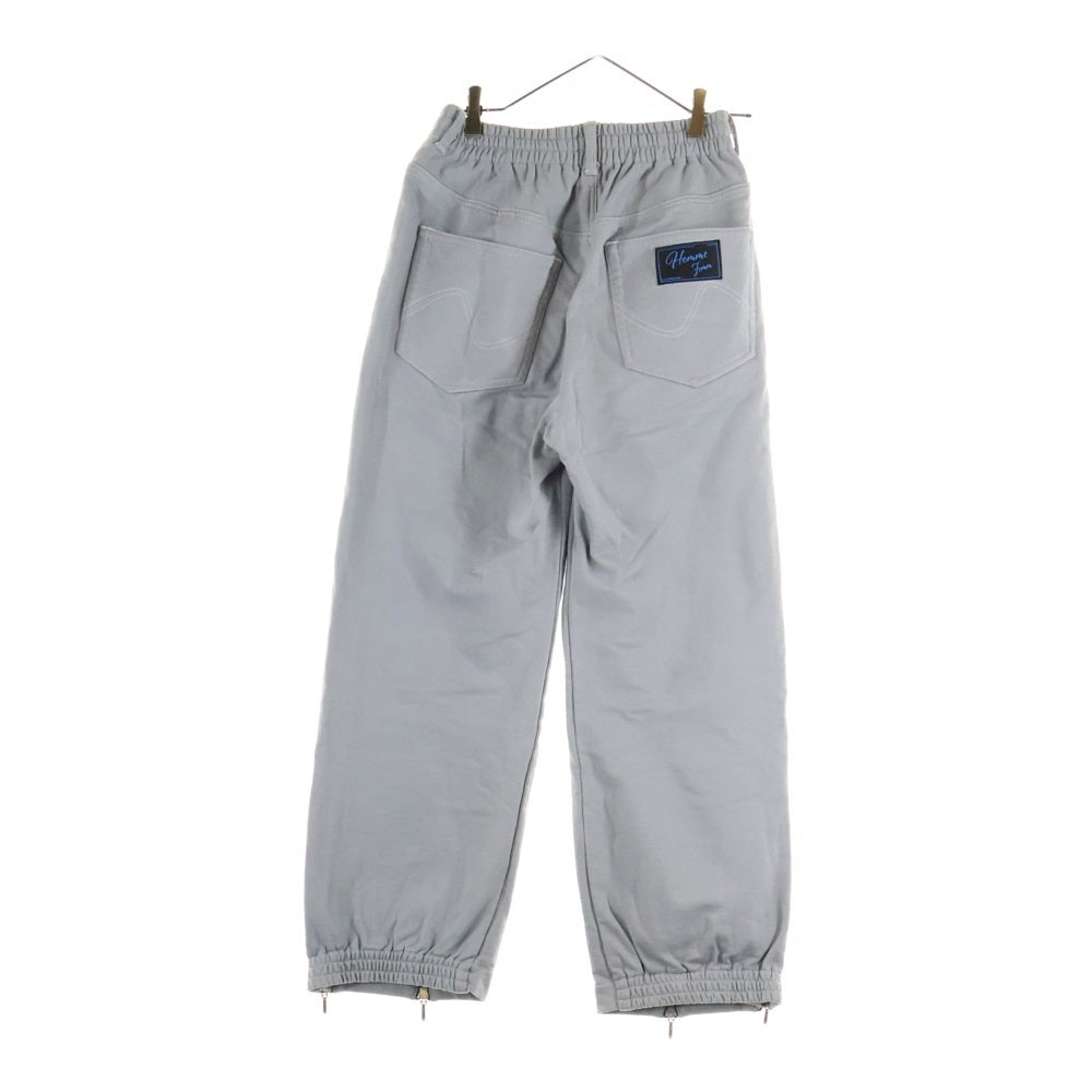 SYU.HOMME/FEMM(シュウ オム フェム) NU SWEAT PANTS ニュー リブジップアップ スウェットパンツ H22ss-17
