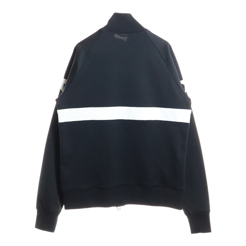 SOPHNET.(ソフネット) ロングスリーブ スターエンブロイダリー ジップアップジャケット ブラック/ホワイト SOPH-189034