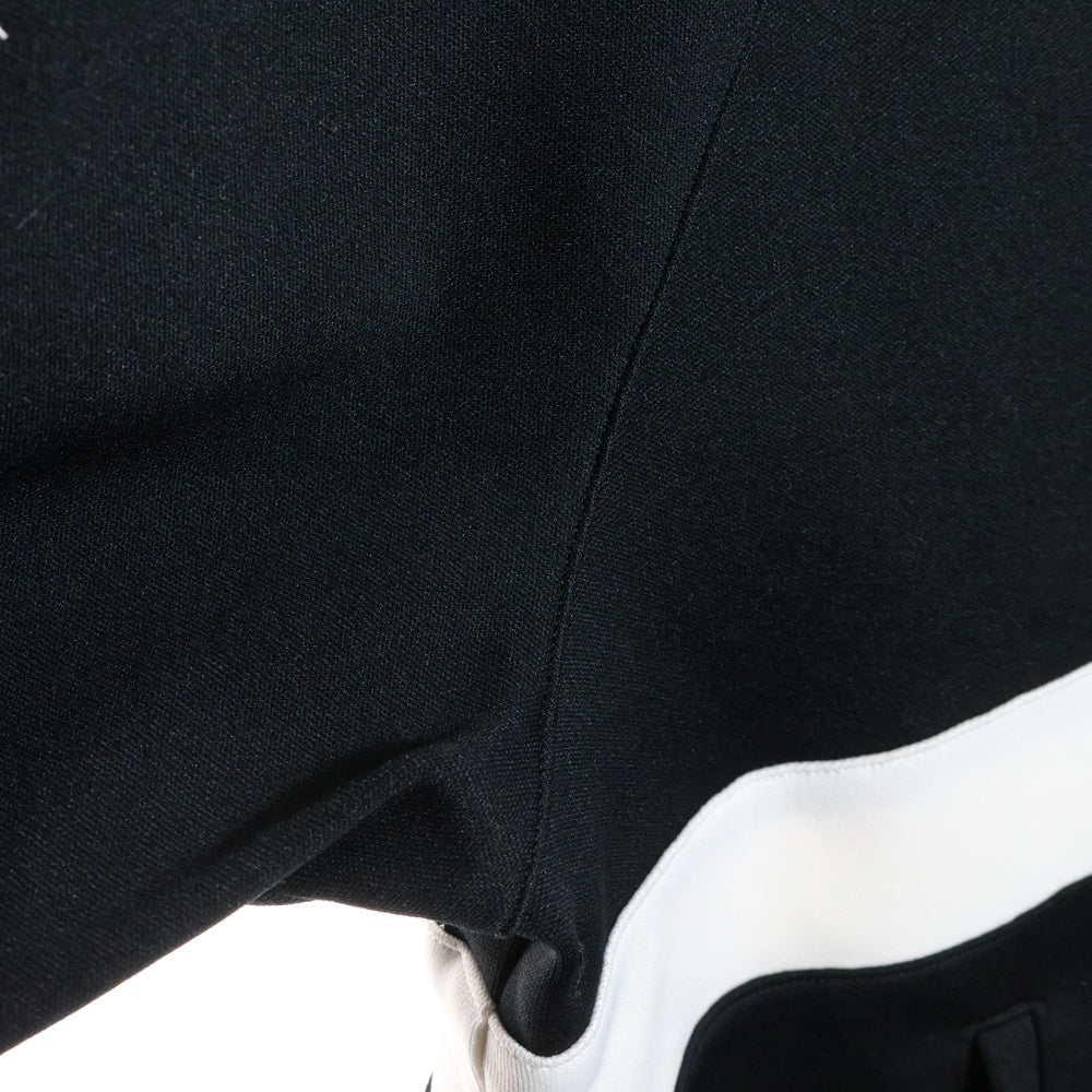 SOPHNET.(ソフネット) ロングスリーブ スターエンブロイダリー ジップアップジャケット ブラック/ホワイト SOPH-189034