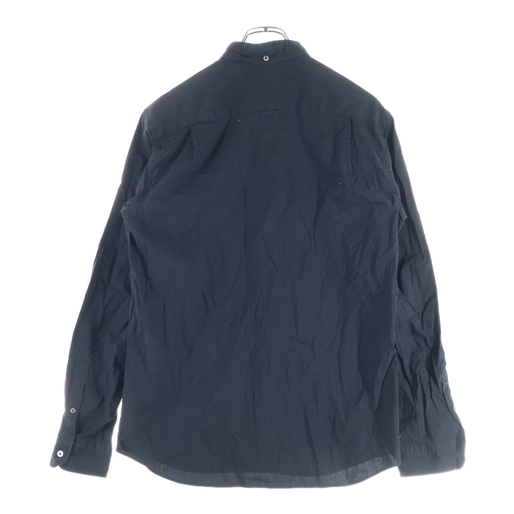 UNIFORM EXPERIMENT(ユニフォームエクスペリメント) 5 STAR APPLIQUE B.D SHIRT 5スター アップリケ ボタンダウン ロングスリーブ 長袖シャツ ブラック UE-170006