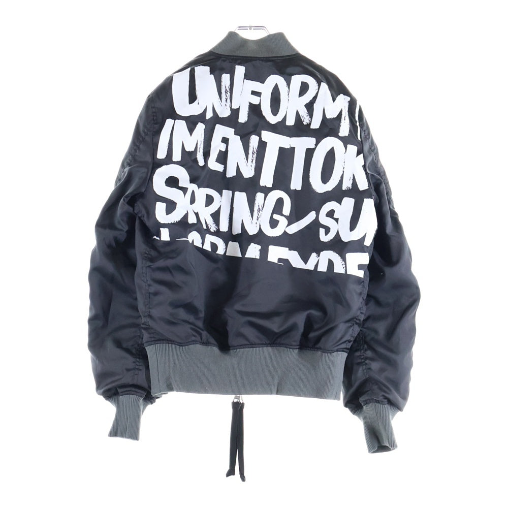 F.C.R.B.(エフシーアールビー) 19SS GRAFFITI REVERSIBLE MA-1 グラフィティー リバーシブル ジップアップ エムエー1 ナイロン ジャケット UE-190016