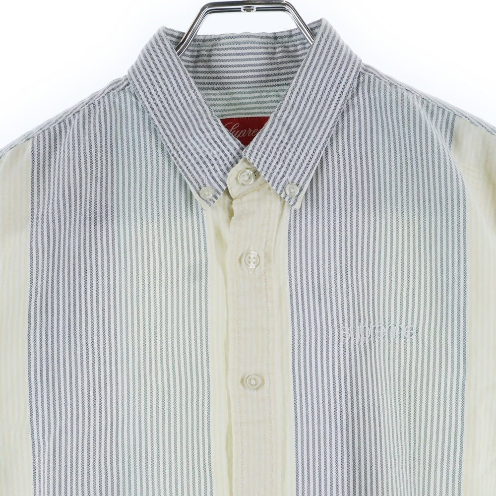 SUPREME(シュプリーム) 20SS Oxford Shirt クラシックロゴ ストライプ柄 オックスフォード 長袖 ボタンダウンシャツ マルチカラー