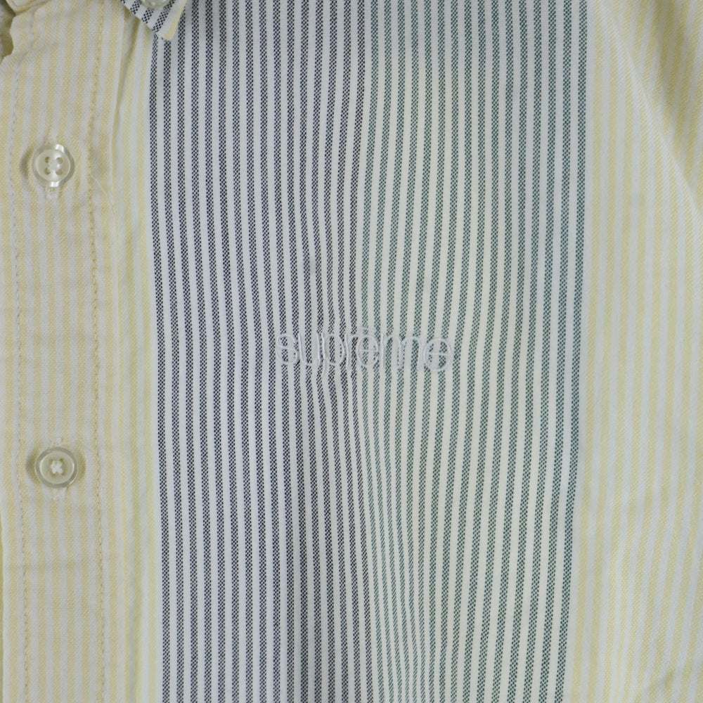 SUPREME(シュプリーム) 20SS Oxford Shirt クラシックロゴ ストライプ柄 オックスフォード 長袖 ボタンダウンシャツ マルチカラー