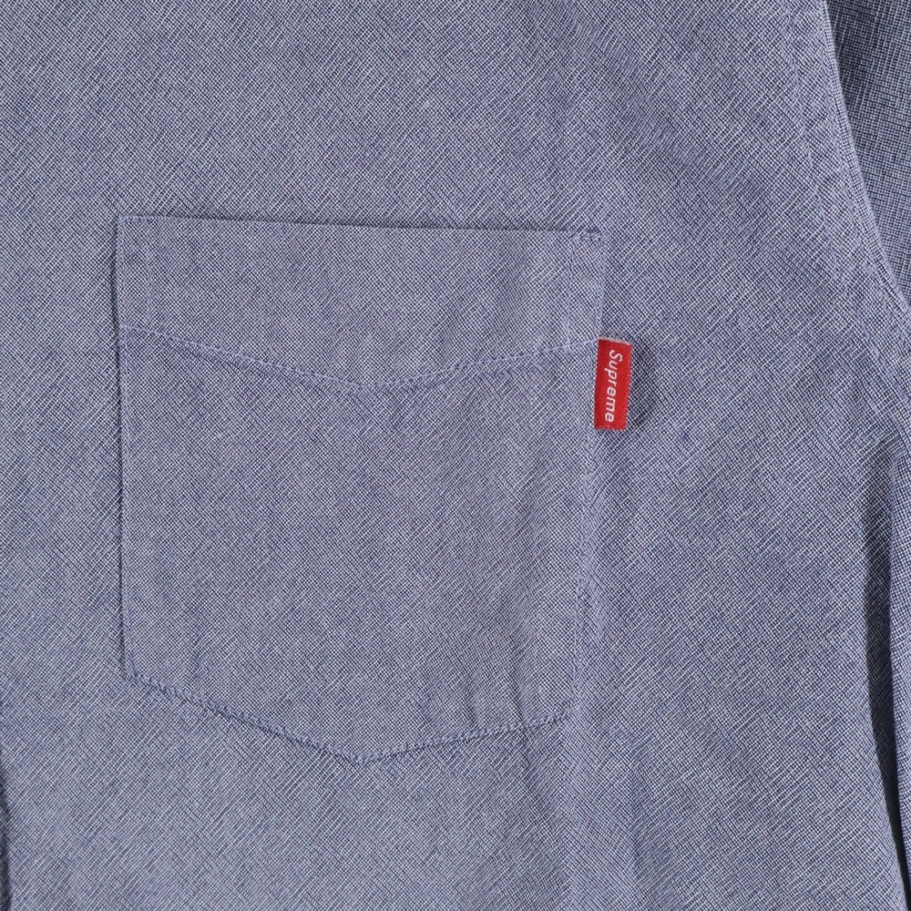 SUPREME(シュプリーム) 12SS S/S Oxford Shirt オックスフォード 半袖ボタンダウンシャツ グレー