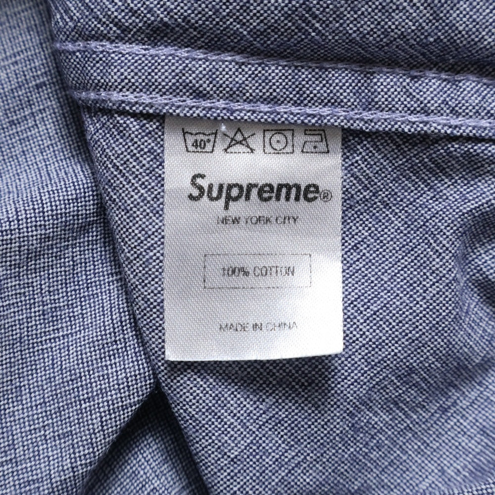 SUPREME(シュプリーム) 12SS S/S Oxford Shirt オックスフォード 半袖ボタンダウンシャツ グレー