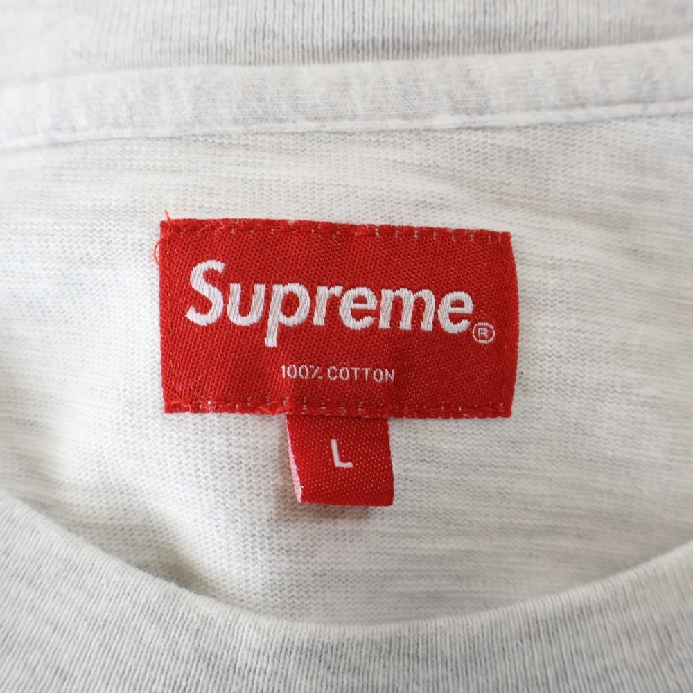 SUPREME(シュプリーム) 18SS S/S Pocket Tee ポケットTシャツ 半袖クルーネックカットソー グレー