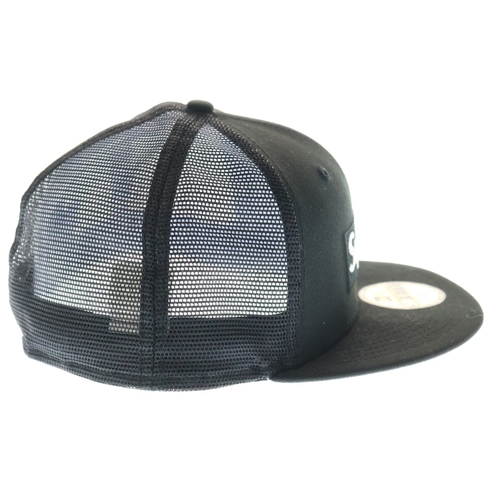 SUPREME(シュプリーム) 22SS ×NEW ERA Box Logo Cap ニューエラ ボックスロゴ メッシュベースボールキャップ ブラック