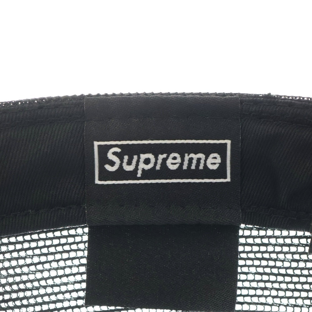 SUPREME(シュプリーム) 22SS ×NEW ERA Box Logo Cap ニューエラ ボックスロゴ メッシュベースボールキャップ ブラック