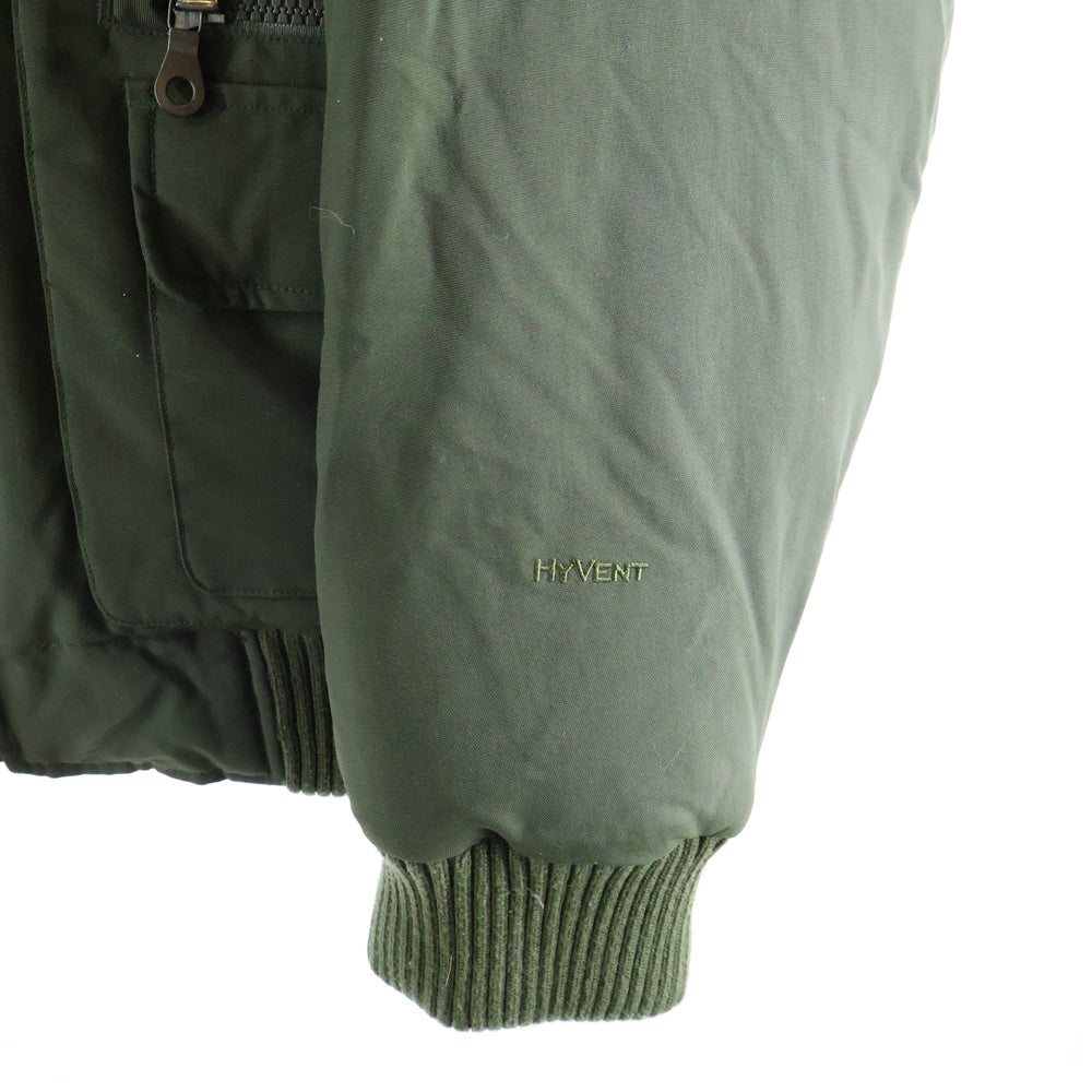 THE NORTH FACE(ザノースフェイス) HYVENT G2 BOMBER UTILITY JACKET ハイヴェント ファー付 ジップアップボンバージャケット カーキ/ブラック