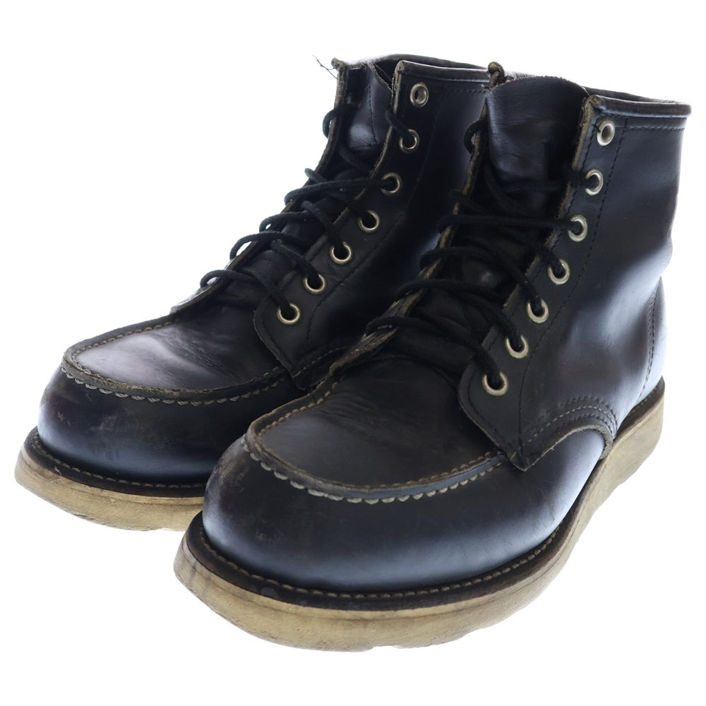 RED WING(レッド ウイング) 6-inch Classic Moc シックスインチ クラシックモック ハイカットレザーシューズ ブーツ ブラック 8179