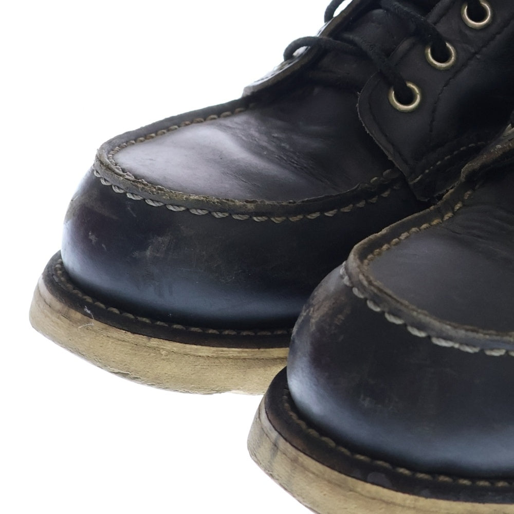 RED WING(レッド ウイング) 6-inch Classic Moc シックスインチ クラシックモック ハイカットレザーシューズ ブーツ ブラック 8179