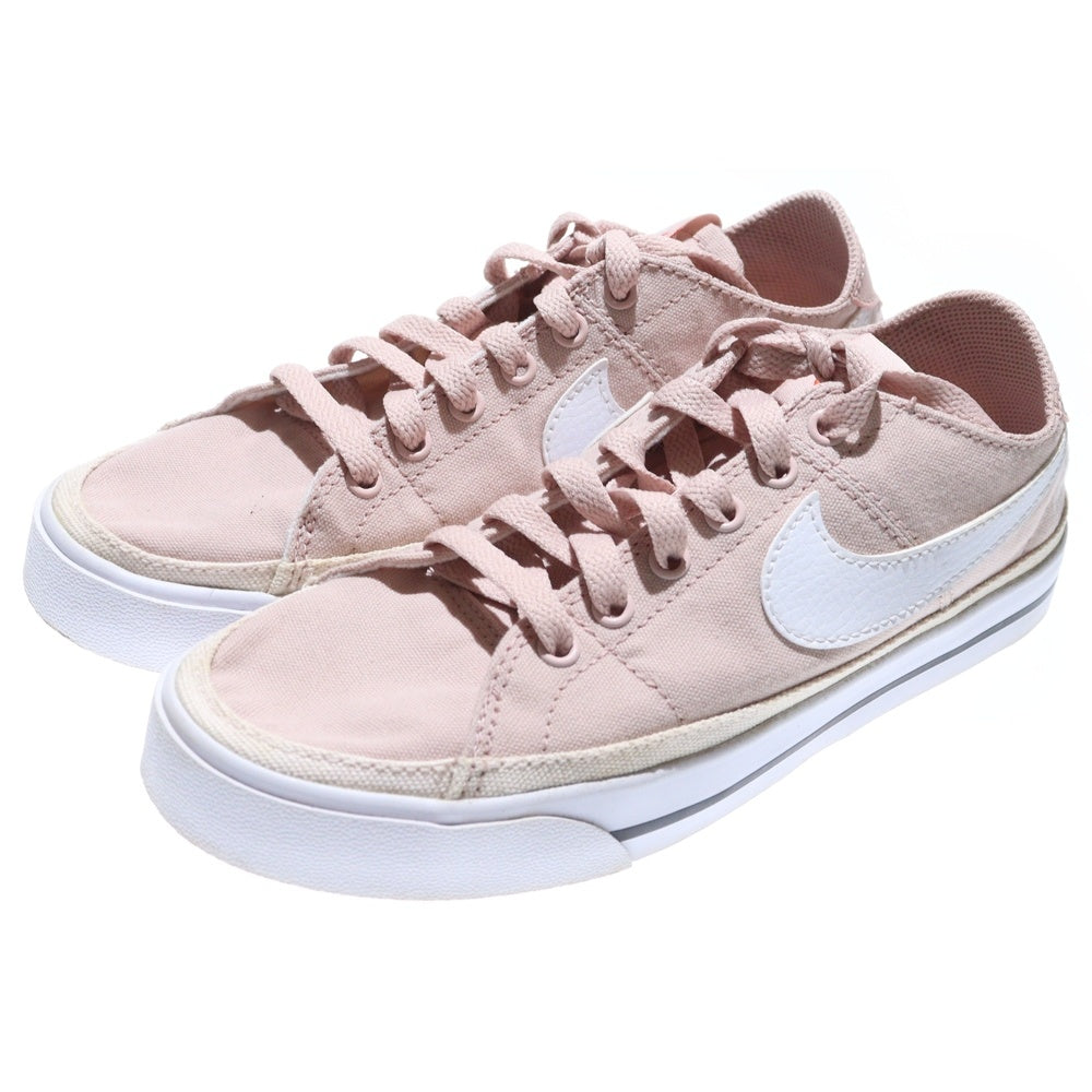 NIKE(ナイキ) COURT LEGACY CANVAS コート レガシー キャンバス ローカットスニーカー レディース ピンク US6/23cm CZ0294-602