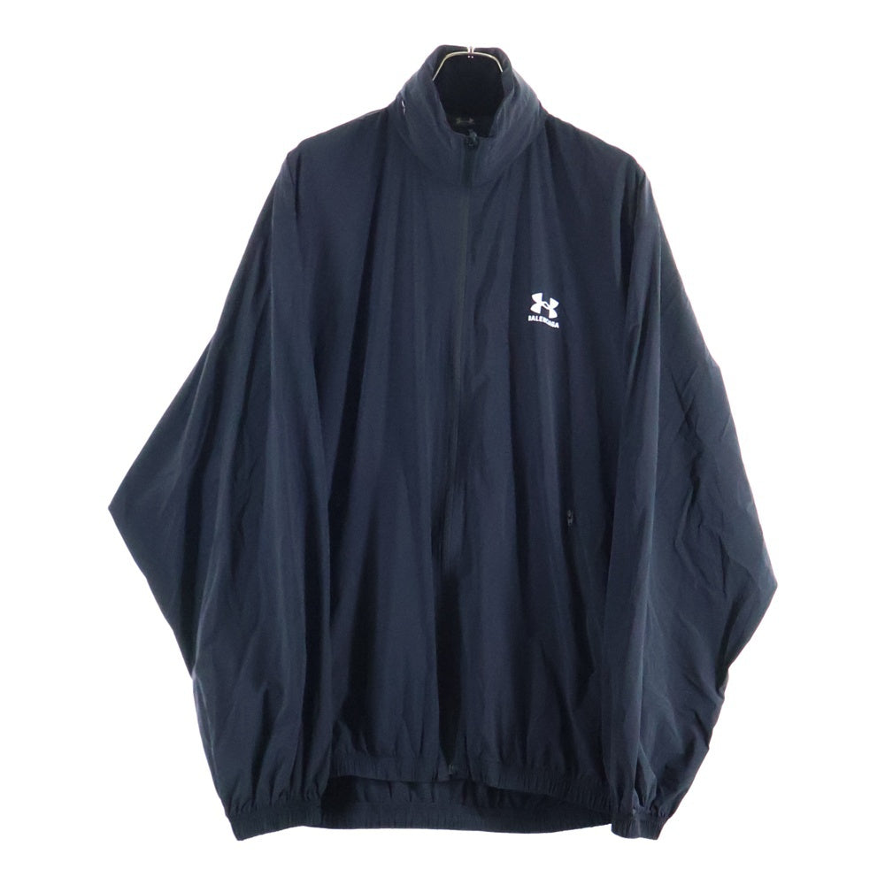 BALENCIAGA(バレンシアガ) 25SS ×UNDER ARMOUR WINDBREAKER HOODED JACKET アンダーアーマー ウインドブレーカー フーデッドジャケット ブラック 814127 TQO35