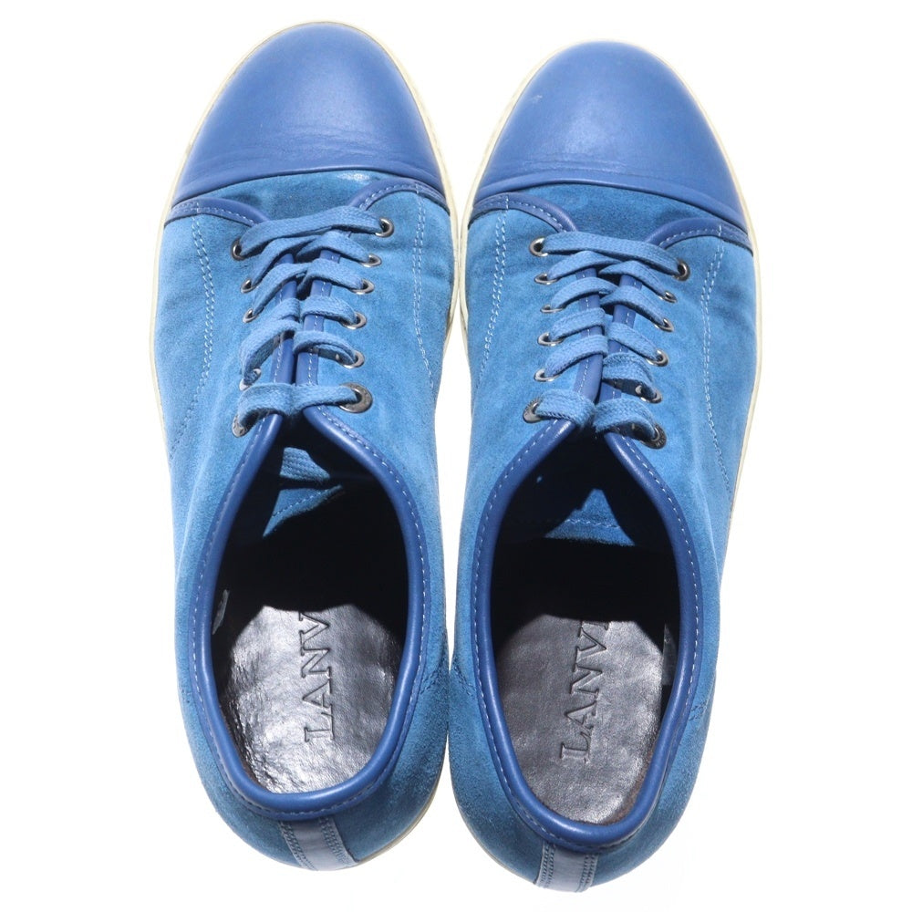 LANVIN(ランバン) スエード レザー ローカットスニーカー ブルー