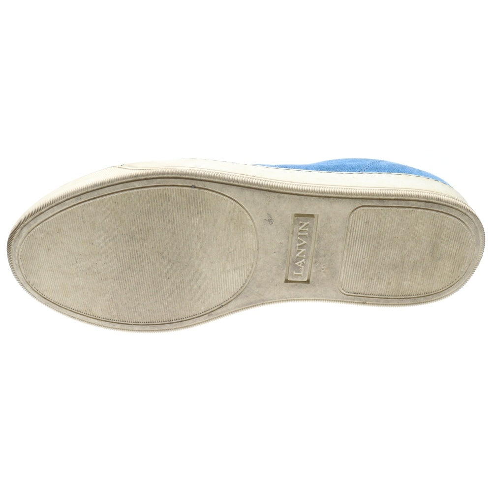 LANVIN(ランバン) スエード レザー ローカットスニーカー ブルー