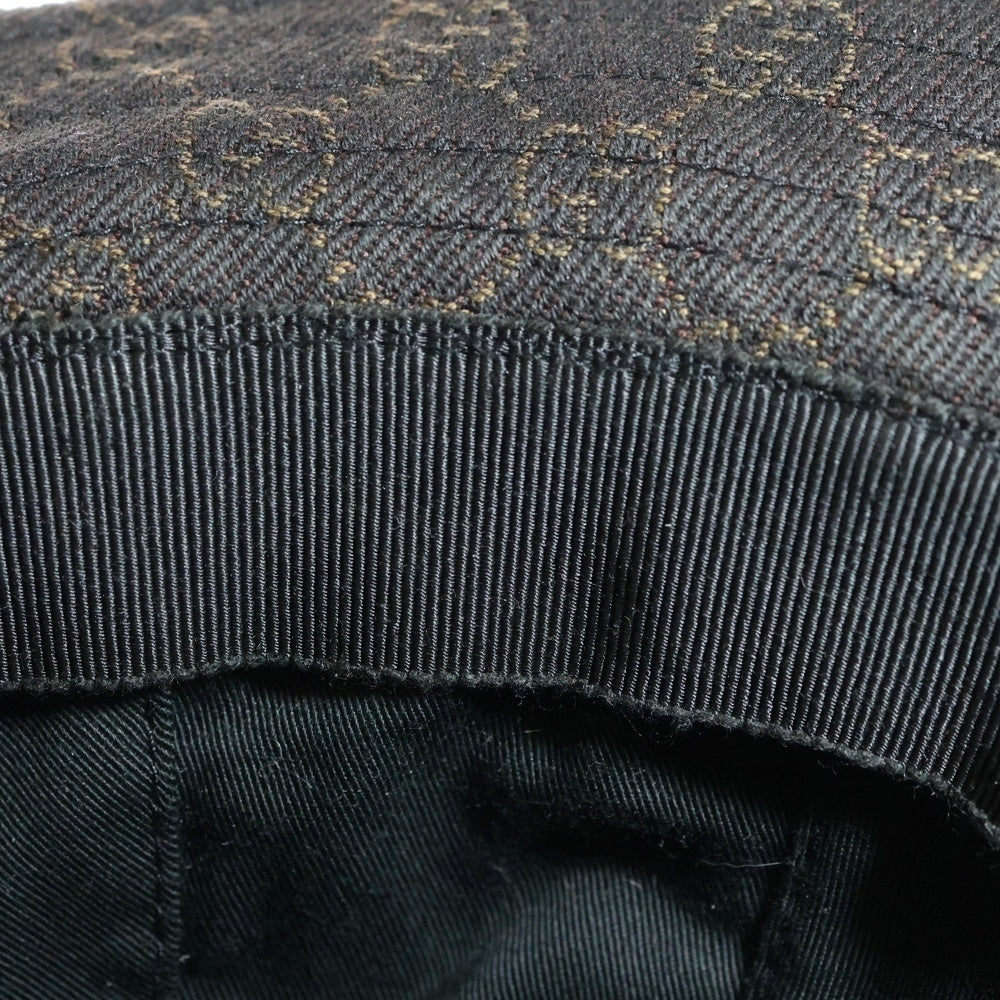 GUCCI(グッチ) GGパターン バケットハット 帽子 ブラウン