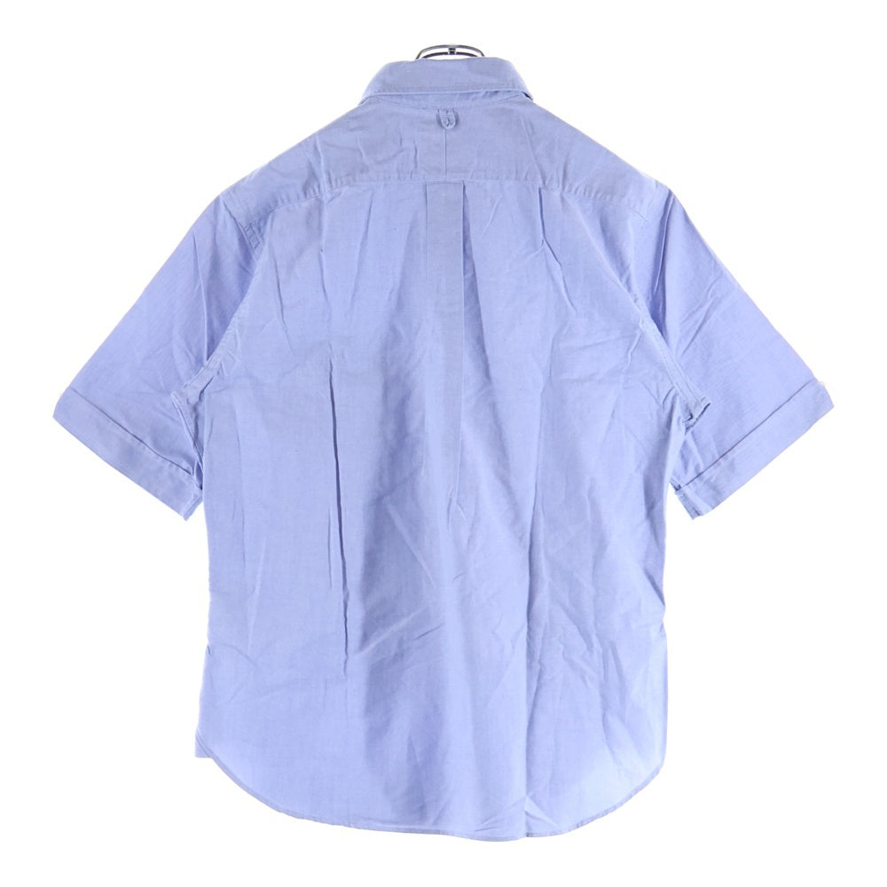 BROOKS BROTHERS(ブルックス ブラザーズ) ハーフボタン 半袖 プルオーバー シャツ ブルー