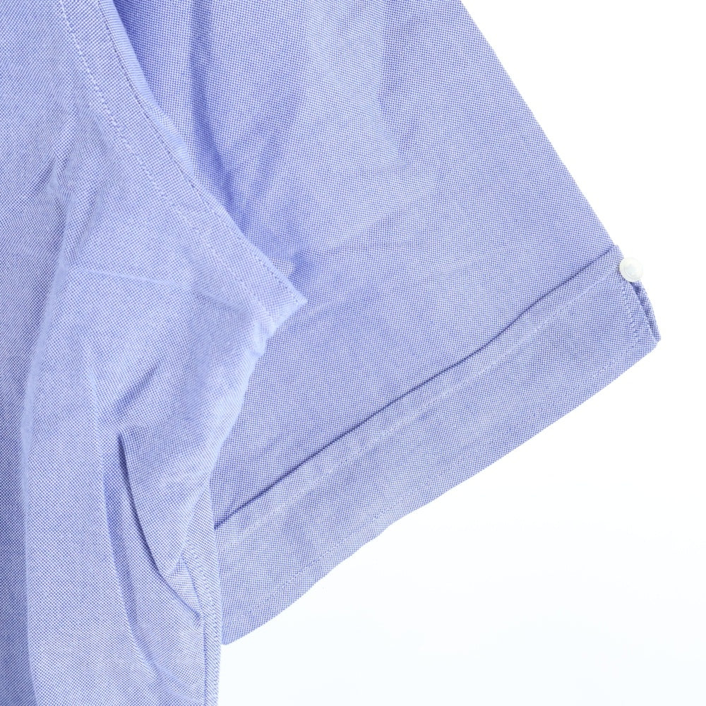 BROOKS BROTHERS(ブルックス ブラザーズ) ハーフボタン 半袖 プルオーバー シャツ ブルー