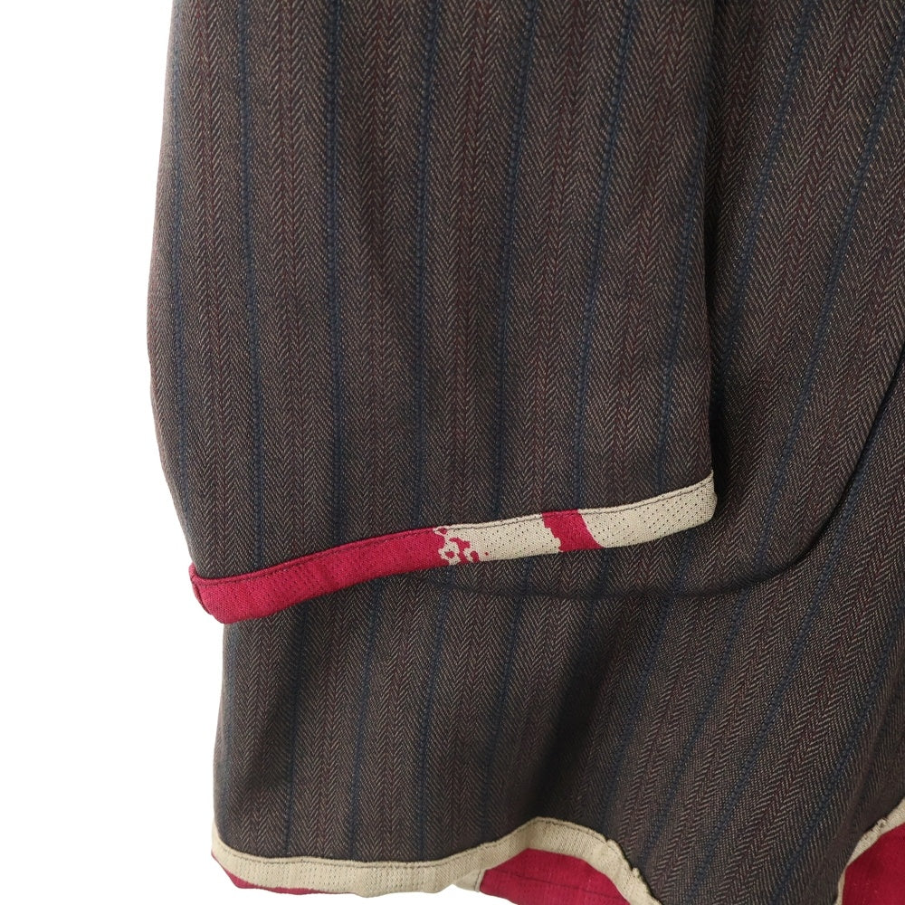 COMME des GARCONS HOMME PLUS(コムデギャルソンオムプリュス) AD2001 リバーシブル 3B レーヨン テーラードジャケット ブラウン PJ-10073L