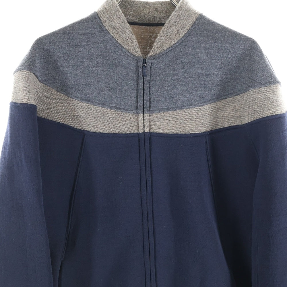 kolor(カラー) 14AW ダンボールニット切り替え ジップアップ ウールブルゾン ジャケット マルチカラー 14WCM-T02201