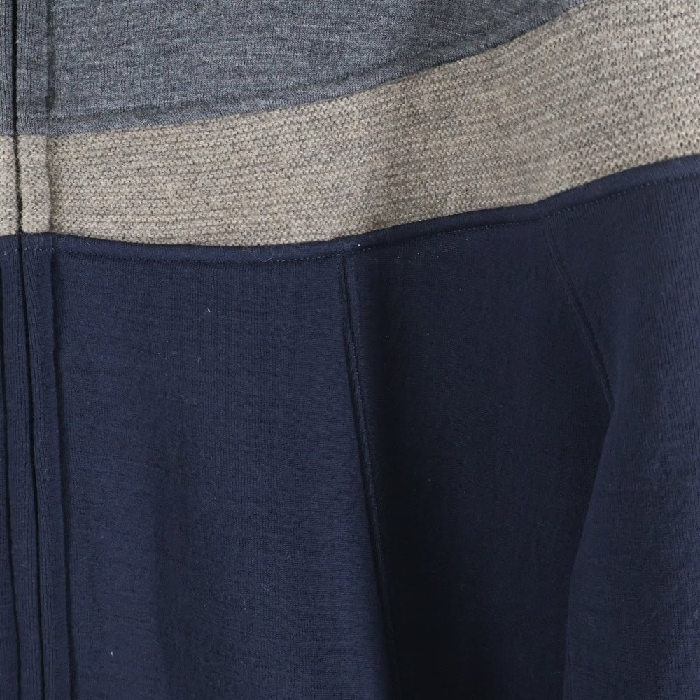 kolor(カラー) 14AW ダンボールニット切り替え ジップアップ ウールブルゾン ジャケット マルチカラー 14WCM-T02201