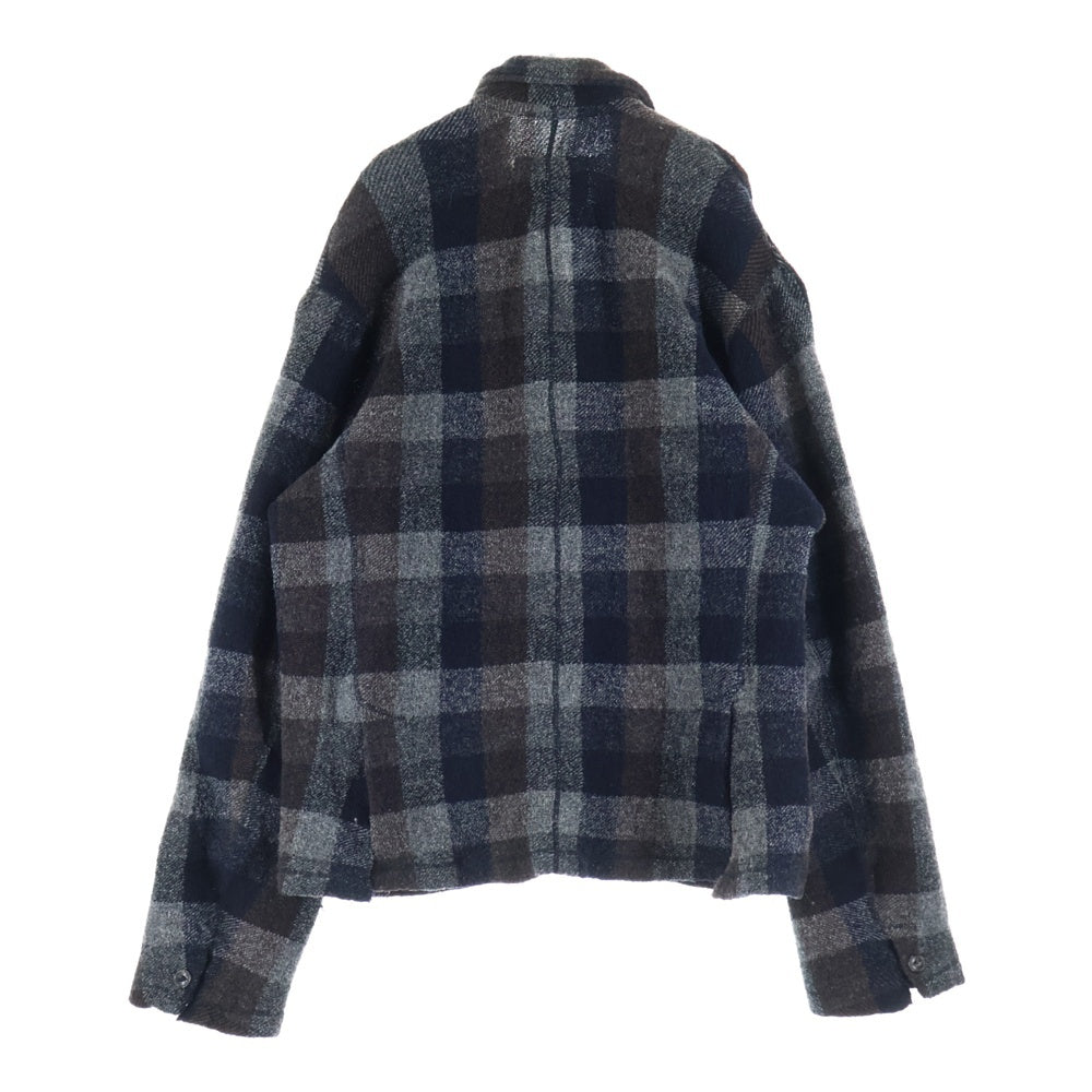 kolor(カラー) 10AW ブロックチェック スーパーストレッチツイードウールジャケット マルチカラー 10WCM-J04103