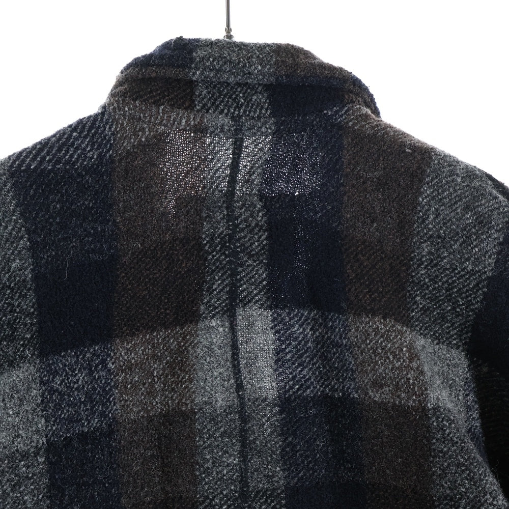 kolor(カラー) 10AW ブロックチェック スーパーストレッチツイードウールジャケット マルチカラー 10WCM-J04103