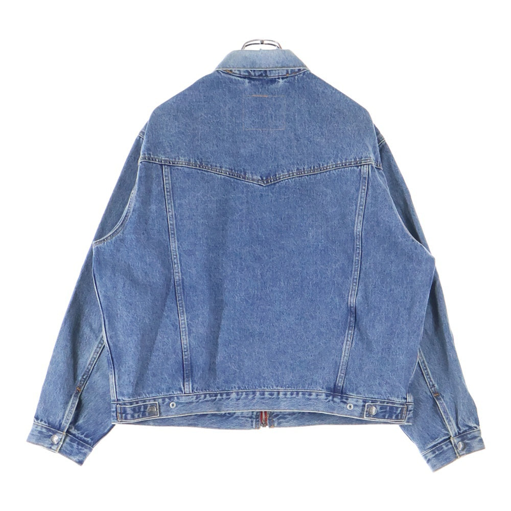 Levi's(リーバイス) ×MCLAREN RACING マクラーレン レーシング パッチデザイン ジップアップ デニムトラッカージャケット インディゴ/レッド A8990-0000