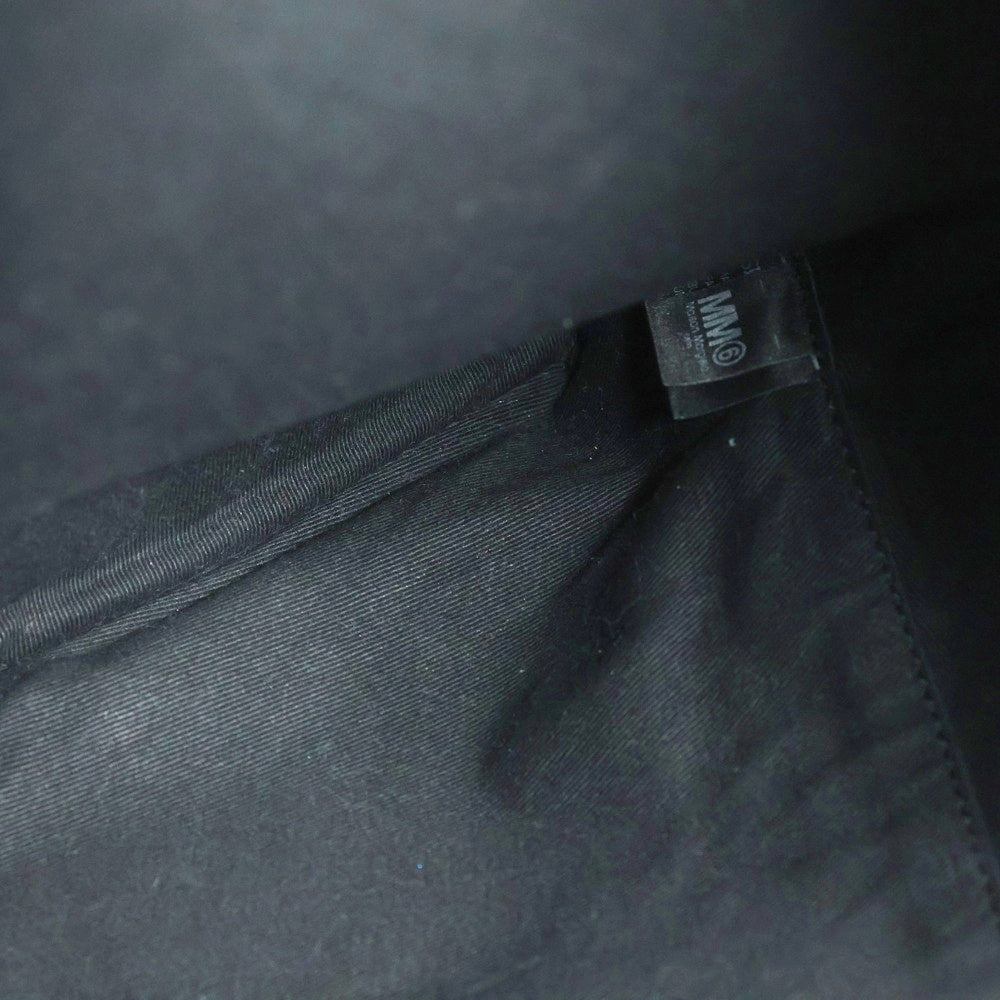 MM6 Maison Margiela(エムエムシックスメゾンマルジェラ) JAPANESE ジャパニーズ レザー トートバッグ ブラック レディース S54WD0039 P6418