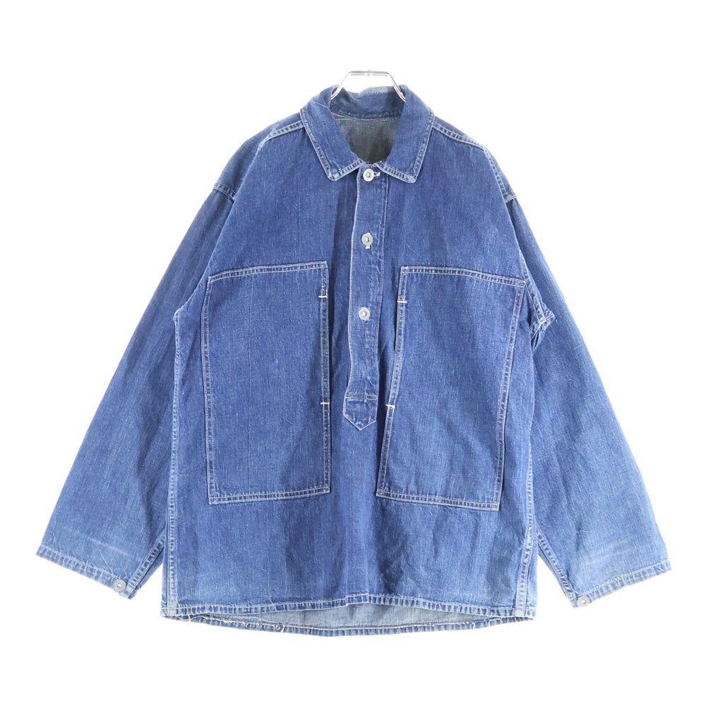 VINTAGE(ヴィンテージ) 40S～30S VINTAGE US ARMY M-35 Denim Pullover Jacket ヴィンテージ ユーエスアーミー ミリタリー デニムプルオーバージャケット インディゴ