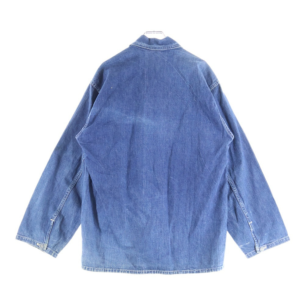 VINTAGE(ヴィンテージ) 40S～30S VINTAGE US ARMY M-35 Denim Pullover Jacket ヴィンテージ ユーエスアーミー ミリタリー デニムプルオーバージャケット インディゴ