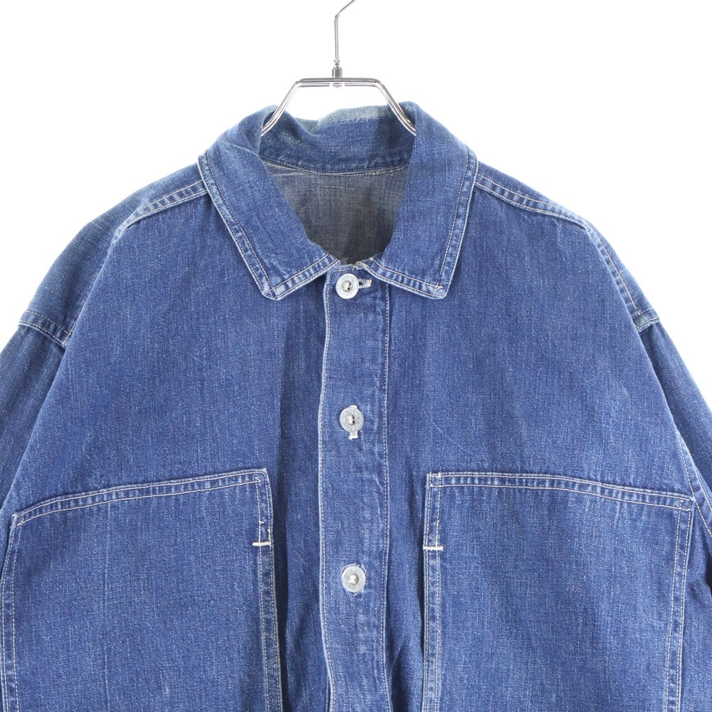VINTAGE(ヴィンテージ) 40S～30S VINTAGE US ARMY M-35 Denim Pullover Jacket ヴィンテージ ユーエスアーミー ミリタリー デニムプルオーバージャケット インディゴ