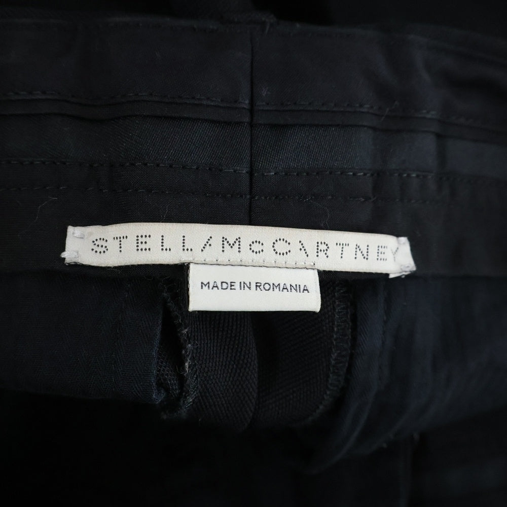 STELLA McCARTNEY(ステラマッカートニー) ウール テーパード スラックスパンツ ブラック 505352