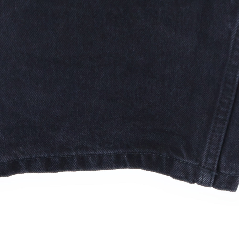 THE ROW(ザロウ) Elordi Jean Black エロルディ コットンジーンズ ワイドデニムパンツ ブラック 706-W2352