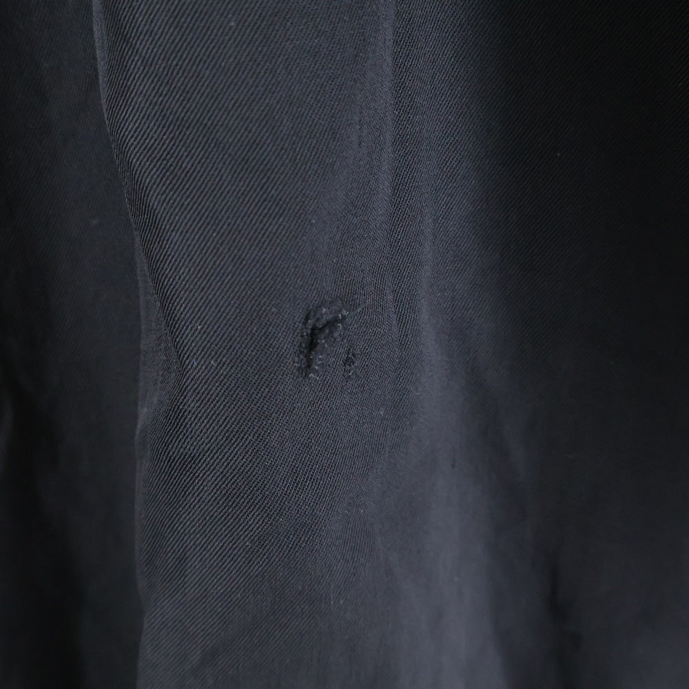 BALENCIAGA(バレンシアガ) オーバーサイズ ボタンダウン 長袖シャツ ブラック